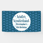 Winter Wonderland Birthday Banner (Horizontal)