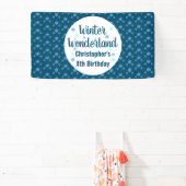 Winter Wonderland Birthday Banner (InSitu)