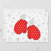 Winter Wonderland Birthday Einladung (Rückseite)