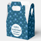 Winter Wonderland Birthday Geschenkschachtel (Geöffnet)