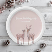 Winter Wonderland Birthday Teller | Rosa und Hirsc