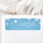 Winter Wonderland Blaue Schneeflocke (Insitu)