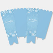 Winter Wonderland Blue Snowflake Geschenkschachtel (Ungeklappt)
