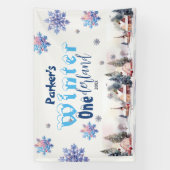 Winter Wonderland Blue Wondercolor Banner (Vertikal)