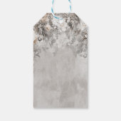 Winter Wonderland Blume Forest Geschenkanhänger (Rückseite)