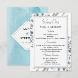 Winter Wonderland Blumenzwiebeldetails Begleitkarte