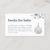 Winter Wonderland Books for Baby Insert Card Visitenkarte (Vorderseite)