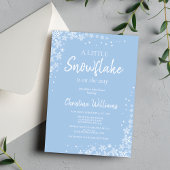 Winter Wonderland Boy Baby Dusche Einladung