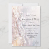 Winter Wonderland Branch Verlobung Einladung (Vorderseite)