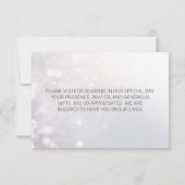 Winter Wonderland Branchen Dankeskarte (Rückseite)