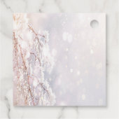 Winter Wonderland Branchen Geschenkanhänger (Rückseite)