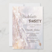 Winter Wonderland Branches Bachelorette Einladung (Vorderseite)