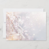 Winter Wonderland Branches Empfang Einladung (Rückseite)