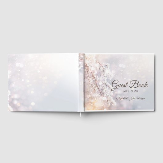 Winter Wonderland Branches Gästebuch (Voll)