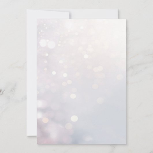 Winter Wonderland Branches Wedding Einladung (Rückseite)