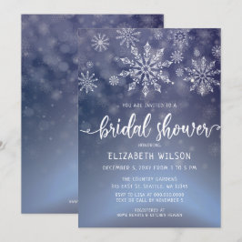 Winter Wonderland Bridal Dusche Einladung