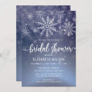 Winter Wonderland Bridal Dusche Einladung