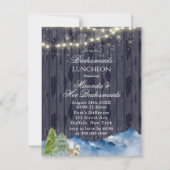 Winter Wonderland | Bridesmaids Luncheon Einladung (Vorderseite)