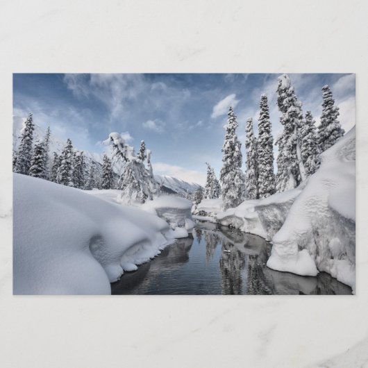 Winter Wonderland Briefpapier (Vorderseite)