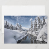 Winter Wonderland Briefpapier (Vorne/Hinten)