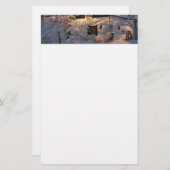 Winter Wonderland Briefpapier (Vorne/Hinten)