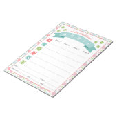 Winter Wonderland Bunco Party Game Score Card Notizblock (angewinkelt)