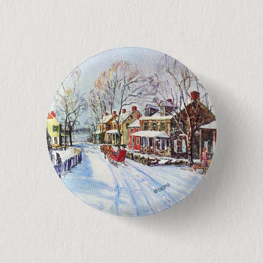 Winter Wonderland Button (Vorderseite)