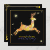 Winter Wonderland Caribbean Wedding Einladung (Vorne/Hinten)