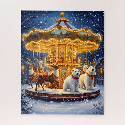 Winter Wonderland Carousel Puzzle (Vertikal)