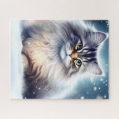 Winter Wonderland Cat Puzzle (Horizontal)