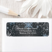 Winter Wonderland Chalk Blue Gray Party Einladung (Insitu)