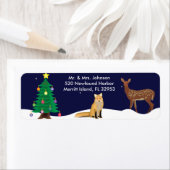 Winter Wonderland Christmas Address Lables (Insitu)