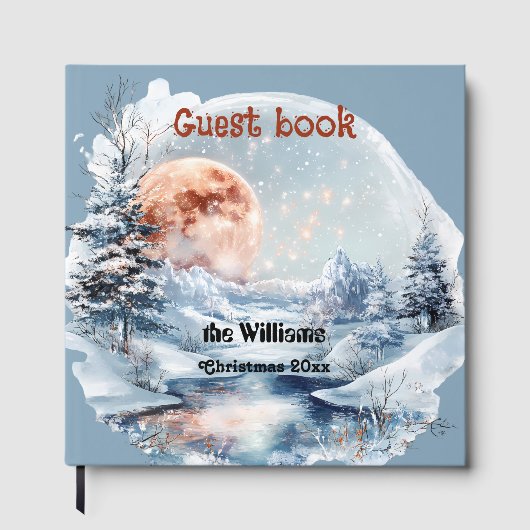 Winter Wonderland Christmas Gästebuch (Vorderseite)