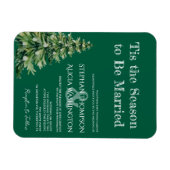 Winter Wonderland Christmas Wedding Magnet (Horizontal)