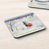 Winter Wonderland Cork Untersetzer (Linke Seite)