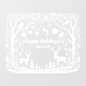 Winter Wonderland Custom Window Cloning Fensteraufkleber (Blatt)