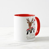 Winter Wonderland – Cute Holiday Animals Tasse (VorderseiteRechts)