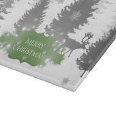 Winter Wonderland Cutting Board - Green Schneidebrett (Ecke)