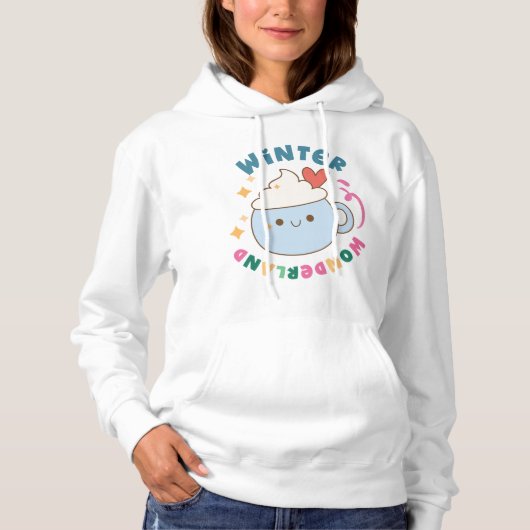 Winter Wonderland Damen Hoodies - V4 (Vorderseite)