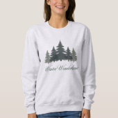 Winter Wonderland Damen-Sweatshirt Sweatshirt (Vorderseite)