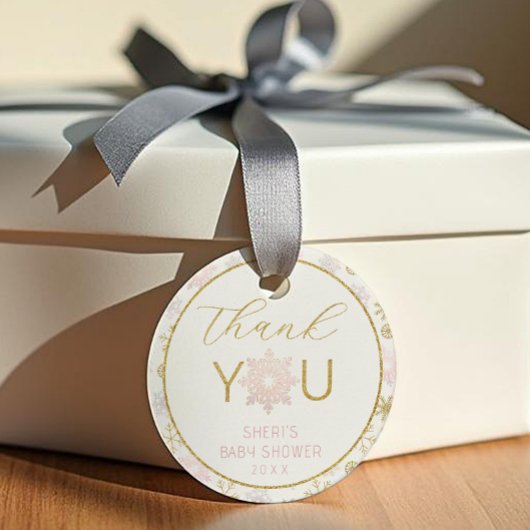 Winter Wonderland Danke für das Geschenk Tag Geschenkanhänger