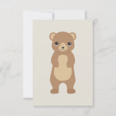 Winter Wonderland Dankeskarte (Rückseite)