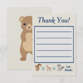 Winter Wonderland Dankeskarte (Vorne/Hinten)