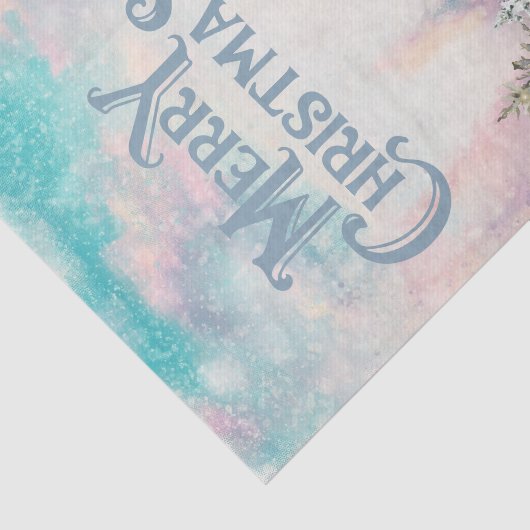 Winter Wonderland Decoupage Paper: Santa's Sleigh Seidenpapier (Ausschnitt)