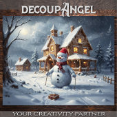 Winter Wonderland - Decoupage - Seidenpapier