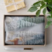 Winter Wonderland Deer Dimensional Tissue Paper Seidenpapier (Geschenk)