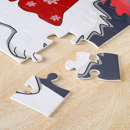 Winter Wonderland Deer, Tree, & Bear Christmas Puzzle (Seite)