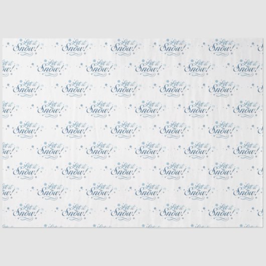Winter Wonderland Design Serie 10 Seidenpapier (Vorderseite)