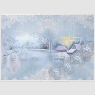 Winter Wonderland Design Serie 3 Seidenpapier