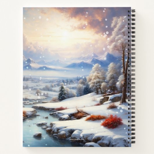 Winter Wonderland Dream Journal Notizblock (Rückseite)